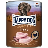 Sparpaket Happy Dog Sensible Pure 12 x 800 g - Texas (Truthahn Pur) von Happy Dog
