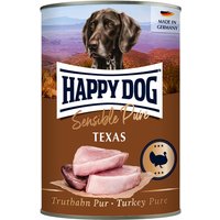 Sparpaket Happy Dog Sensible Pure 24 x 400 g - Texas (Truthahn Pur) von Happy Dog