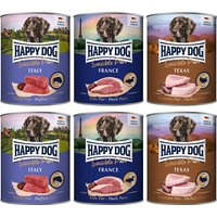 Sparpaket Happy Dog Sensible Pure 12 x 800 g - Mix (3 Sorten gemischt) von Happy Dog