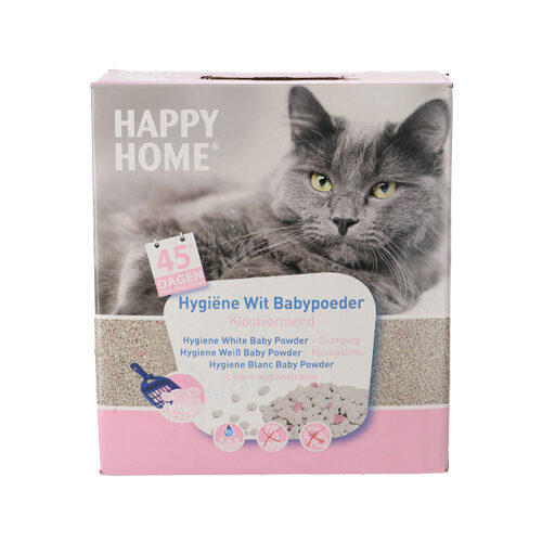 Happy Home Katzenstreu mit Babypuder - 10L Happy Home Katzenstreu mit Babypuder - 10L von Happy Home