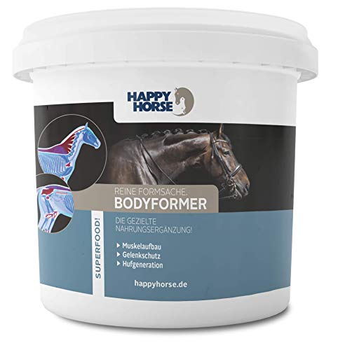 Happy Horse Bodyformer – Muskelaufbau für Dein Pferd (1,5 kg) | Gelenkschutz | Hufregeneration | optimal für Sportpferde | Nahrungsergänzung | Energie- und Vitalstoffbereitstellung von Happy Horse
