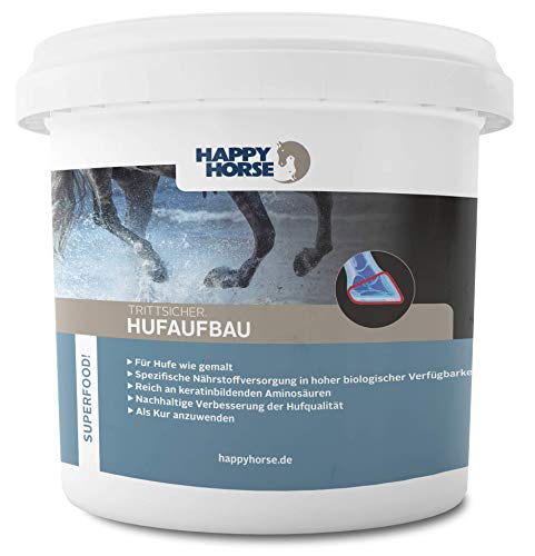 Happy Horse Hufaufbau - Das Superfood für erstklassiges Hufwachstum und Hornqualität. Hufschmieds Liebling von Happy Horse