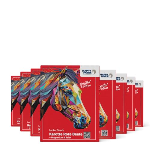 Happy Horse Lecker Snack Karotte Rote Beete Sparpaket 8 x 800 g von Happy Horse