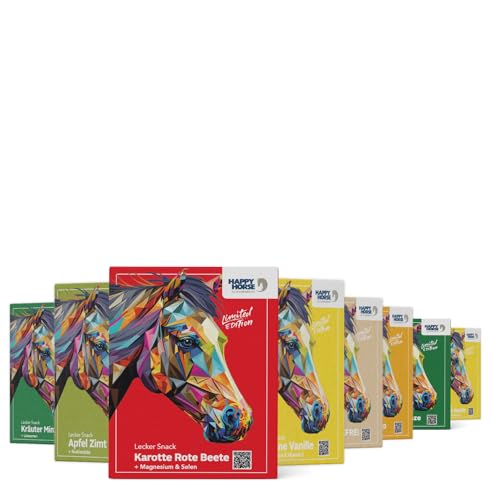 Happy Horse Multibox Lecker Snacken 8 x 800 g (Verschiedene Sorten der bekannten Happy Horse Lecker Snacks) von Happy Horse
