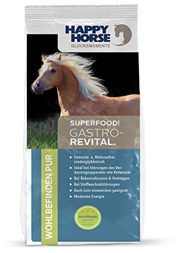 Happy Horse Superfood Gastro-Revital-Pelett 14 kg - Das perfekte Pferdefutter für Problemstellungen im Bereich Stoffwechsel & Magen/Darm von Happy Horse