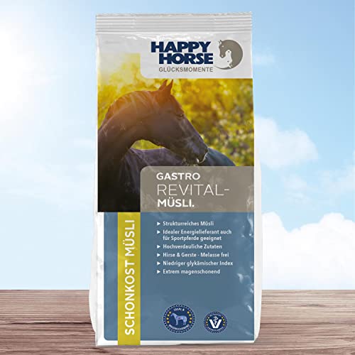 HAPPY HORSE Superfood Gastro-Revital-Müsli 14 kg | Getreide- und Melassefrei | Hervorragender Fasermix | optimale Unterstützung des Verdauungstraktes von Happy Horse