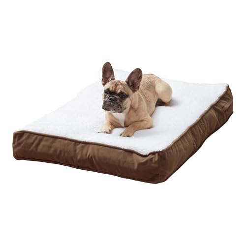 Happy Hounds Daisy Deluxe Hundebett aus Sherpa, Größe S, 91,4 x 61 cm, Mokka Happy Hounds Daisy Deluxe Hundebett aus Sherpa, Größe S, 91,4 x 61 cm, Mokka von Happy Hounds
