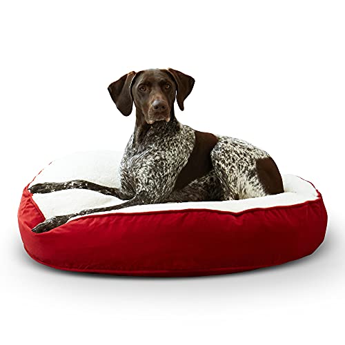 Happy Hounds Scout Hundebett, rund, 91,4 x 91,4 cm, Rot Happy Hounds Scout Hundebett, rund, 91,4 x 91,4 cm, Rot von Happy Hounds