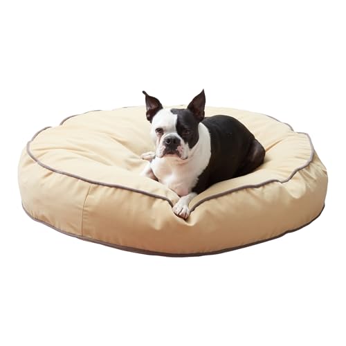 Happy Hounds Scout Hundebett, rund, wendbar, Größe M, 106,7 x 76,2 cm, Beige Happy Hounds Scout Hundebett, rund, wendbar, Größe M, 106,7 x 76,2 cm, Beige von Happy Hounds