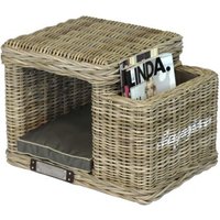 Happy House Rattanhocker mit Zeitschriftenständer Happy House Rattanhocker mit Zeitschriftenständer von Happy House