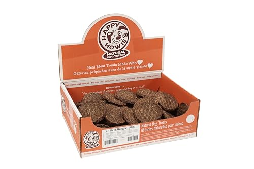 Happy Howie's Natural Dog Treats - Healthy Dog Treats Made in the USA, Made with Real Beef & Natural Ingredients, Long Lasting & Chewy, Hormone Free - Mini Doggy Beef Burger Happy Howie's Natural Dog Treats - Healthy Dog Treats Made in the USA, Made with Real Beef & Natural Ingredients, Long Lasting & Chewy, Hormone Free - Mini Doggy Beef Burger von Happy Howie's