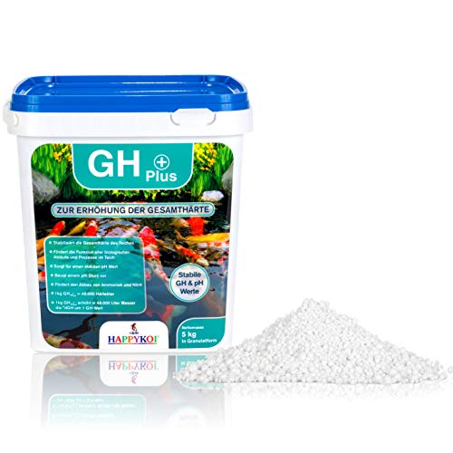 HAPPYKOI® GH Plus zur Erhöhung der Gesamthärte Wasserhärte in Granulatform HAPPYKOI® GH Plus GH Plus 5 kg von HAPPYKOI