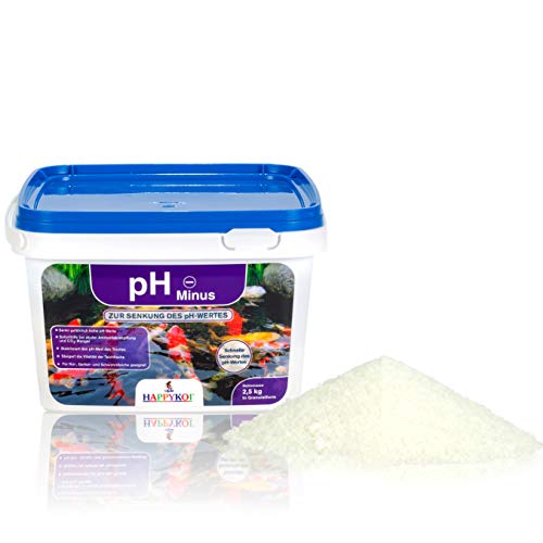 HAPPYKOI® pH Minus zur Senkung des pH-Wertes im Pool und Teich in Granulatform - Menge: 2,5 kg von HAPPYKOI