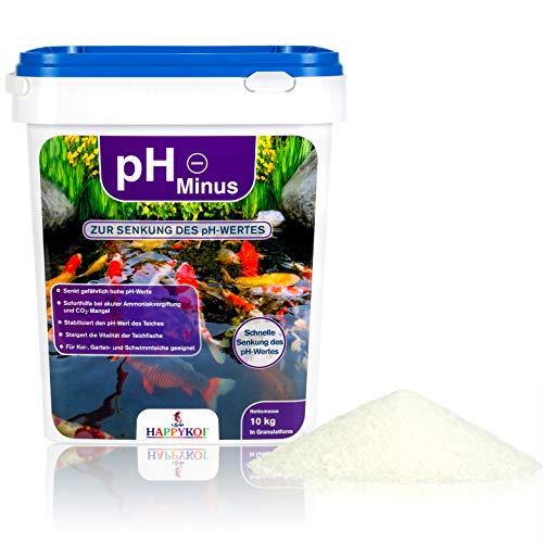 HAPPYKOI® pH Minus zur Senkung des pH-Wertes im Pool und Teich in Granulatform - Menge: 10 kg von HAPPYKOI