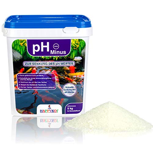 HAPPYKOI® pH Minus zur Senkung des pH-Wertes im Pool und Teich in Granulatform - Menge: 5 kg von HAPPYKOI