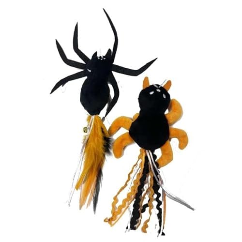 Happy Pet Halloween Spinnen mit Federn 2 Stück von Happy Pet
