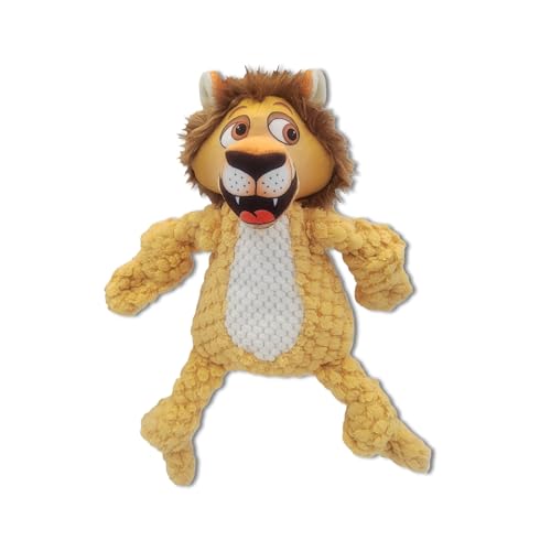 Happy Tails 33 cm Woolie Löwe Hundespielzeug für mittelgroße bis große Hunde – strapazierfähiges Polyester mit quietschendem Klang und verstärkten Nähten für anregendes Spielen und Kauen Happy Tails 33 cm Woolie Löwe Hundespielzeug für mittelgroße bis große Hunde – strapazierfähiges Polyester mit quietschendem Klang und verstärkten Nähten für anregendes Spielen und Kauen von Happy Tails