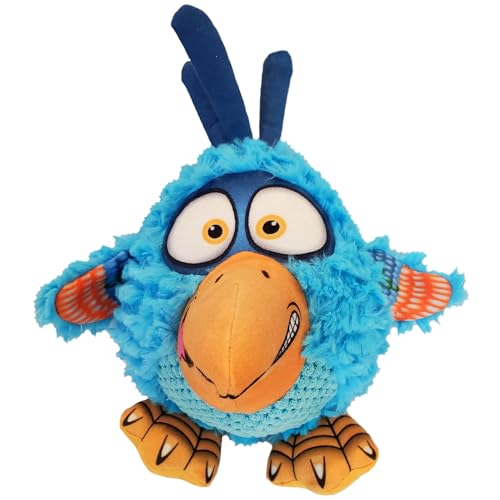 Happy Tails Cocoblue Vogelball Hundespielzeug für mittelgroße bis große Hunde – langlebiges Quietschspielzeug + verstärkte Nähte – sicheres Polyester-Material zum Kauen, Zerren & interaktives Spielen Happy Tails Cocoblue Vogelball Hundespielzeug für mittelgroße bis große Hunde – langlebiges Quietschspielzeug + verstärkte Nähte – sicheres Polyester-Material zum Kauen, Zerren & interaktives Spielen von Happy Tails