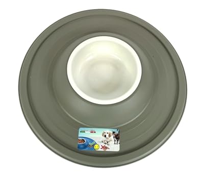 Happy Pet Mad About Pets Voerbak/Drinkbak Volcano Mokka 39X39X6 cm 600 ML von Happy Pet