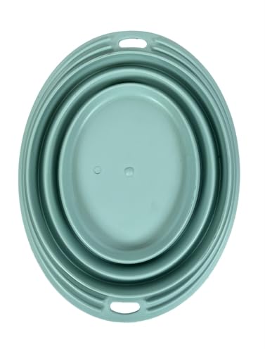 Happy Pet Mad About Pets Voerbak/Drinkbak Opvouwbaar Lichtblauw von Happy Pet