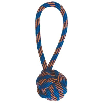 Happy pet Ropee bal tugger flostouw blauw oranje von Happy pet