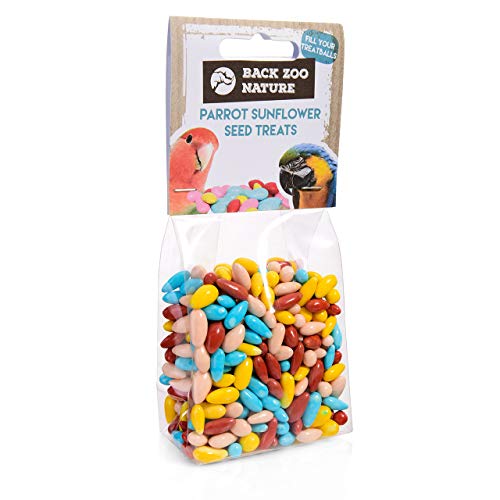 HappyBird ® | Bunte Sonnenblumenkerne 100gr passend zum Cardboard Treat Block von HappyBird