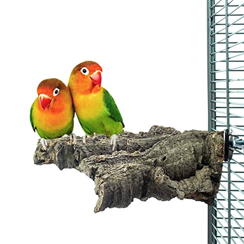 HappyBird | Vogel-Sitzbrett aus Natur Kork - Medium von HappyBird