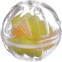 HappyBird Papageien Treat-Spielzeug – Foraging Acryl-Kugel zum Befüllen von HappyBird