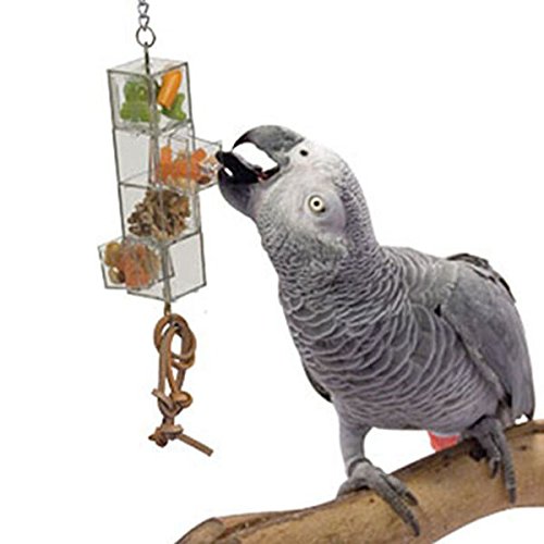 HappyBird | HÄNGE FUTTOMAT Xtra mit 2 Schubladen und 2 Öffnungen für Papageien von HappyBird