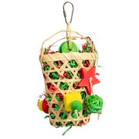 HappyBird Hängespielzeug Bamboo Shred-Basket von HappyBird