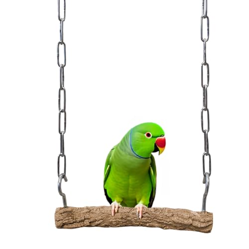 HappyBird | Korkastschaukel für Sittiche & kleine Papageien - MEDIUM | Ø 2-3 cm | ca. 15 cm Astlänge von HappyBird