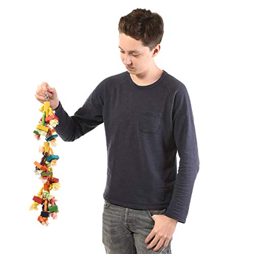 HappyBird | Papageienspielzeug Three at one Time - das ideale Vogelspielzeug für Graupapageien, Kakadus und Großsittiche HappyBird | Papageienspielzeug Three at one Time - das ideale Vogelspielzeug für Graupapageien, Kakadus und Großsittiche von HappyBird