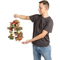HappyBird Vogelspielzeug Coconut UFO -Javaholz von HappyBird