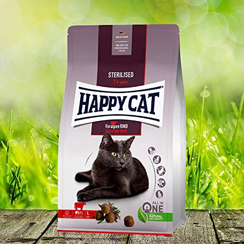 Happy Cat Sterilised Adult Voralpen Rind 4 kg von HappyCat