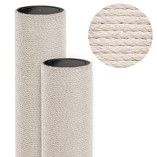 HAPPYPET Sisalstamm für Kratzbaum Ø 18 cm - 40/50/60/80 cm, Dickes Sisal, Massiver Ersatz-Stamm Säule für Katzenbaum, M10 Gewinde, Ersatz Kratzstamm HAPPYPET Sisalstamm für Kratzbaum Ø 18 cm - 40/50/60/80 cm, Dickes Sisal, Massiver Ersatz-Stamm Säule für Katzenbaum, M10 Gewinde, Ersatz Kratzstamm von Happypet