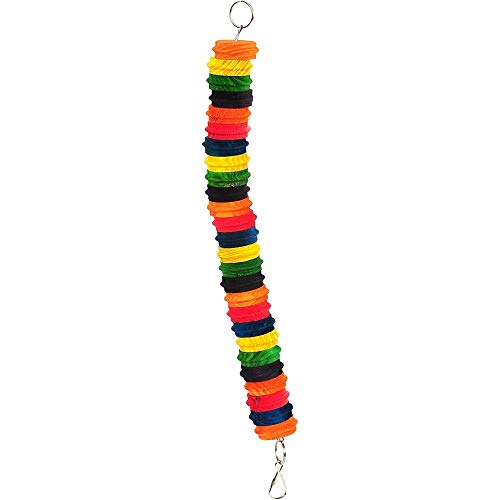 Happy Pet Playtime Spielzeug für Papageien mit Holzscheiben von Happypet