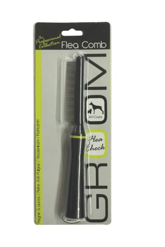 happypet Groom Flohkamm für Hunde und Katzen, Schwarz happypet Groom Flohkamm für Hunde und Katzen, Schwarz von Happypet