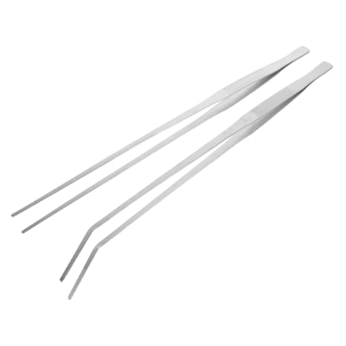 2st Pinzetten-futterzange Pinzette Mit Flacher Spitze Fütterungswerkzeug Für Reptilien Greifwerkzeug Für Aquarien Gebogene Pinzette Pflanzen Pinzette Silver Rostfreier Stahl Happyyami 2st Pinzetten-futterzange Pinzette Mit Flacher Spitze Fütterungswerkzeug Für Reptilien Greifwerkzeug Für Aquarien Gebogene Pinzette Pflanzen Pinzette Silver Rostfreier Stahl Happyyami von Happyyami