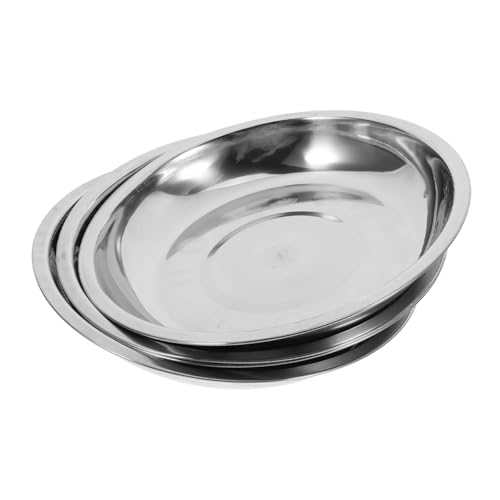 Happyyami 4stücke Flache Katzenfutternäpfe Aus Edelstahl Katzenteller Futternäpfe Für Nassfutter Schnurrhaarschonend Happyyami 4stücke Flache Katzenfutternäpfe Aus Edelstahl Katzenteller Futternäpfe Für Nassfutter Schnurrhaarschonend von Happyyami