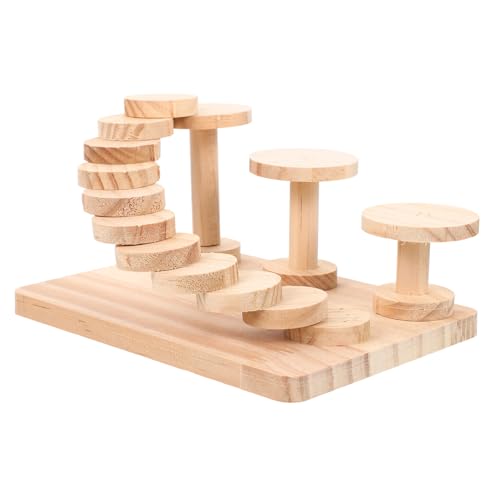 Happyyami Hamster Holzspielzeug Kletterleiter Für Hamster Und Kleine Nager Stabile Plattform Aus Massivem Holz Vielseitig Einsetzbar Als Spielzeug Oder Käfigdekoration Fördert Bewegung Happyyami Hamster Holzspielzeug Kletterleiter Für Hamster Und Kleine Nager Stabile Plattform Aus Massivem Holz Vielseitig Einsetzbar Als Spielzeug Oder Käfigdekoration Fördert Bewegung von Happyyami