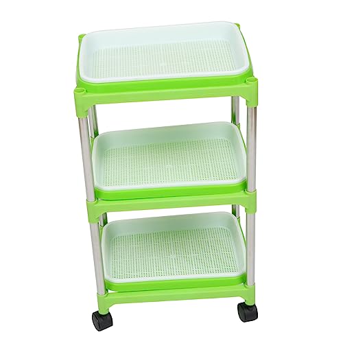 Happyyami 1 Satz 3 Pflanzschalen-Set sprossenbox Pflanzentray Pflanzenzuchtset Pflanzenzuchtbehälter Pflanzenzuchttopf Tablett-Kit erdfreier Tabletts Keimschale Anzuchtschale Plastik Happyyami 1 Satz 3 Pflanzschalen-Set sprossenbox Pflanzentray Pflanzenzuchtset Pflanzenzuchtbehälter Pflanzenzuchttopf Tablett-Kit erdfreier Tabletts Keimschale Anzuchtschale Plastik von Happyyami