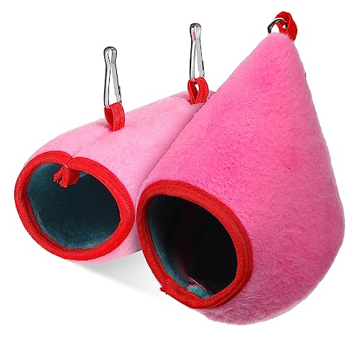 Happyyami Hängendes Hamsterhaus Warme Schlafmatte Baumwolle Haustier Schlafbett Ruhetunnel Sicher Bequem Happyyami Hängendes Hamsterhaus Warme Schlafmatte Baumwolle Haustier Schlafbett Ruhetunnel Sicher Bequem von Happyyami