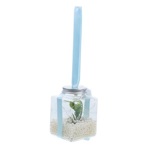 Happyyami 1 Satz Bruchsicheres Goldfischbecken Panzer automatisch Wasser- Lampe Luft Transparentes Fischbecken Plastik Fischbecken Dekoratives Fischbecken Goldfischglas Tischfischbecken Abs von Happyyami