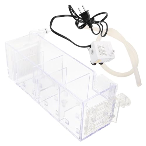 Happyyami 1 Satz Filter für Fischbecken Teich Spender Pumpe Wasser Reiniger System Tank Filterwerkzeug für Aquarien Aquariumzubehör Filter für Aquarium Aquarienbedarf Acryl von Happyyami