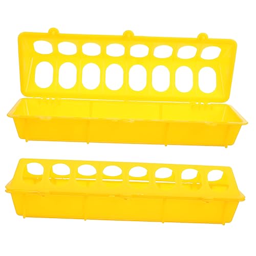 Happyyami 2stücke Futtertrog Aus Kunststoff Für Vögel Und Tauben Geflügelfutterspender Mit Wassernapf Vogelfutterspender Und Futterschale Für Kleintierfütterung Auslaufsicher Und Happyyami 2stücke Futtertrog Aus Kunststoff Für Vögel Und Tauben Geflügelfutterspender Mit Wassernapf Vogelfutterspender Und Futterschale Für Kleintierfütterung Auslaufsicher Und von Happyyami