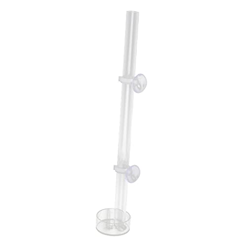 Happyyami 1satz Transparente Garnelenfütterungsröhre Mit Futterbehälter Für Aquarien Einfach Zu Befestigen Mit Saugnapf Leicht Zu Reinigen Für Lebende Futtertiere Wie Artemia Und von Happyyami