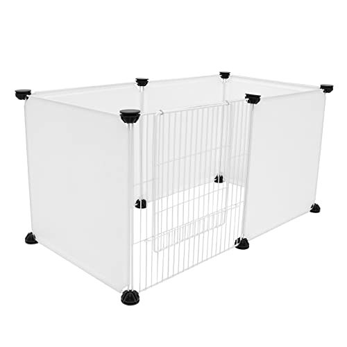 Happyyami 1satz Kleintier Gehege Teiliges Zusammenbaubares Auslaufgehege Für Hamster Kaninchen Und Andere Kleintiere Flexible Formgebung Leicht Zu Montieren Für Innenräume Mit von Happyyami