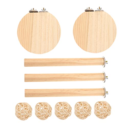 Happyyami 1satz Hamster Spielzeug Rattan Bälle Mit Plattformen Für Käfigzubehör Zubehör Für Hamster Chinchillas Und Andere Kleintiere Fördert Spiel Und von Happyyami
