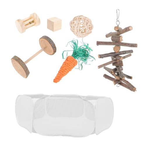 Happyyami 1satz Hamster Kauspielzeug Spielplatz Teilig Interaktive Beschäftigung Für Kleintiere Robustes Und Langlebiges Spielzeug Für Hamster Meerschweinchen Und Chinchillas Happyyami 1satz Hamster Kauspielzeug Spielplatz Teilig Interaktive Beschäftigung Für Kleintiere Robustes Und Langlebiges Spielzeug Für Hamster Meerschweinchen Und Chinchillas von Happyyami