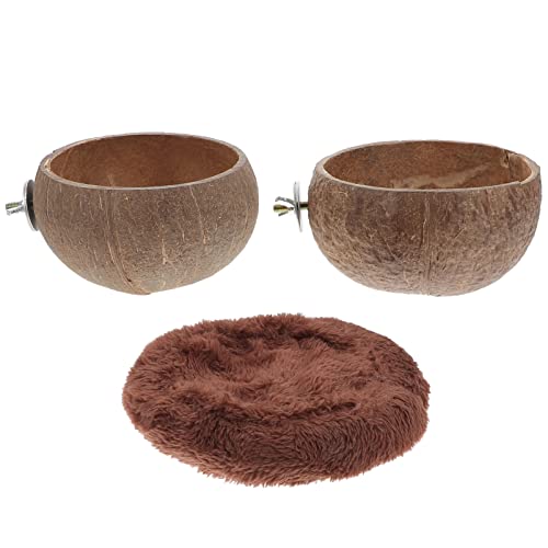 Happyyami Kokosnussschalen-futternapf-Set Für Meerschweinchen Chinchillas Haustiere Futternapf 3-teilig Futternapf Für Hamster Bequeme Einstreu Happyyami Kokosnussschalen-futternapf-Set Für Meerschweinchen Chinchillas Haustiere Futternapf 3-teilig Futternapf Für Hamster Bequeme Einstreu von Happyyami